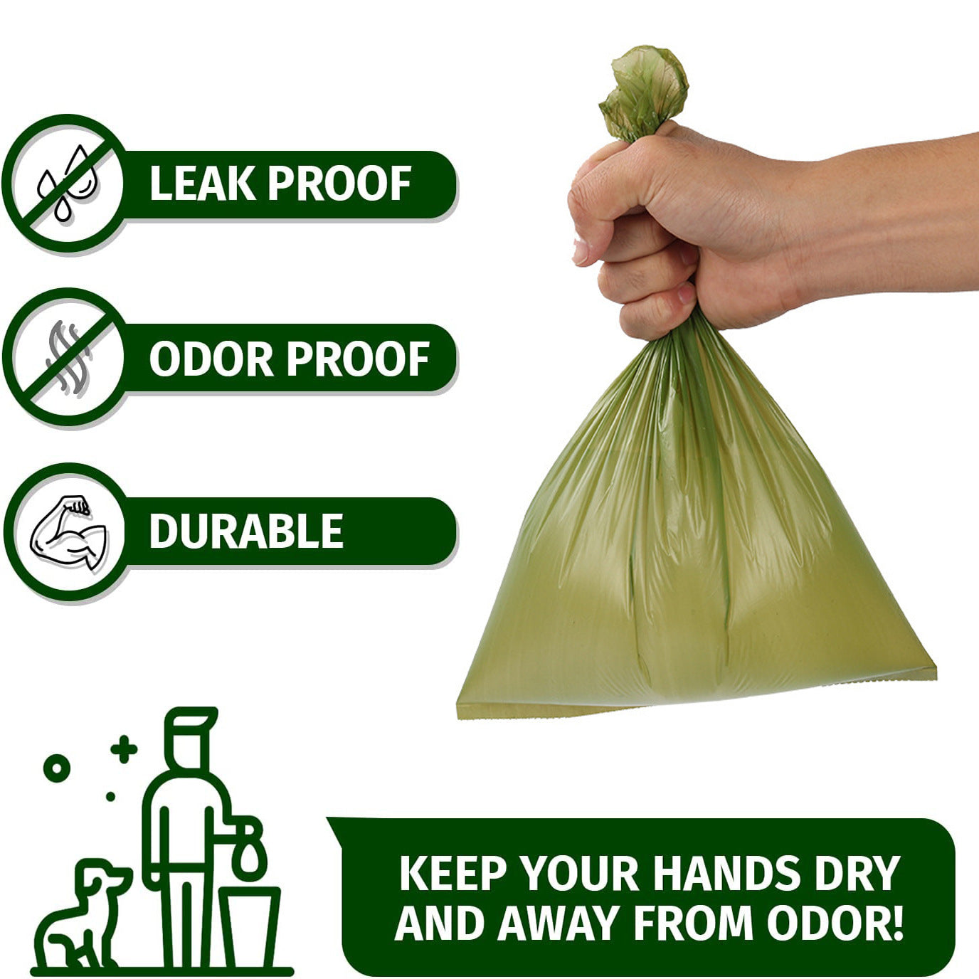 Pet Set Go™ Thick Eco-Waste Bags