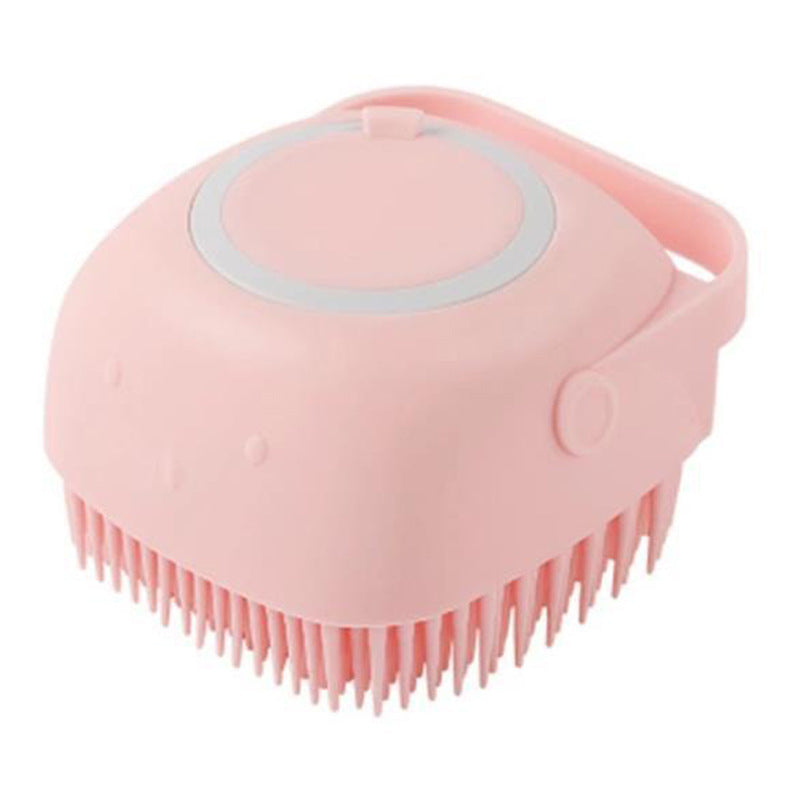 Pet Set Go™ 2-in-1 Silicone Bath & Massage Grooming Brush (Shampoo Dispenser)