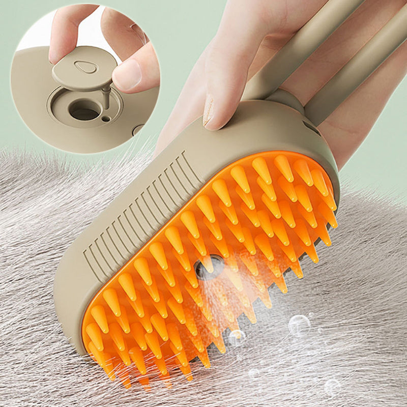 Pet Set Go™ 3-in-1 Steamy Grooming Brush