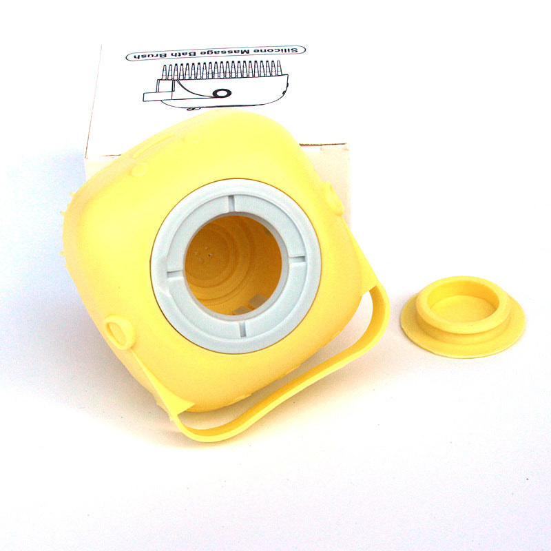 Pet Set Go™ 2-in-1 Silicone Bath & Massage Grooming Brush (Shampoo Dispenser)