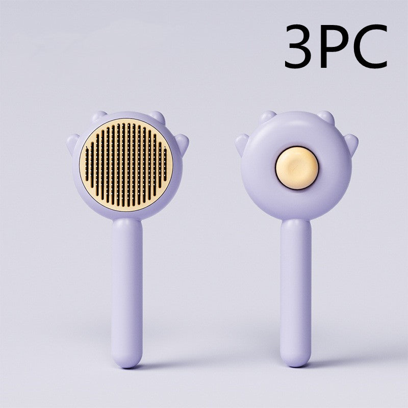 Pet Set Go™ Comfort-Glide Massage & Deshedding Comb