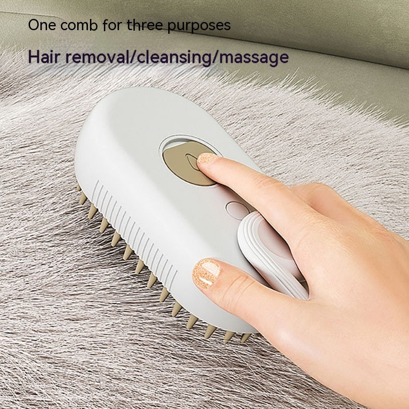 Pet Set Go™ 3-in-1 Steamy Grooming Brush