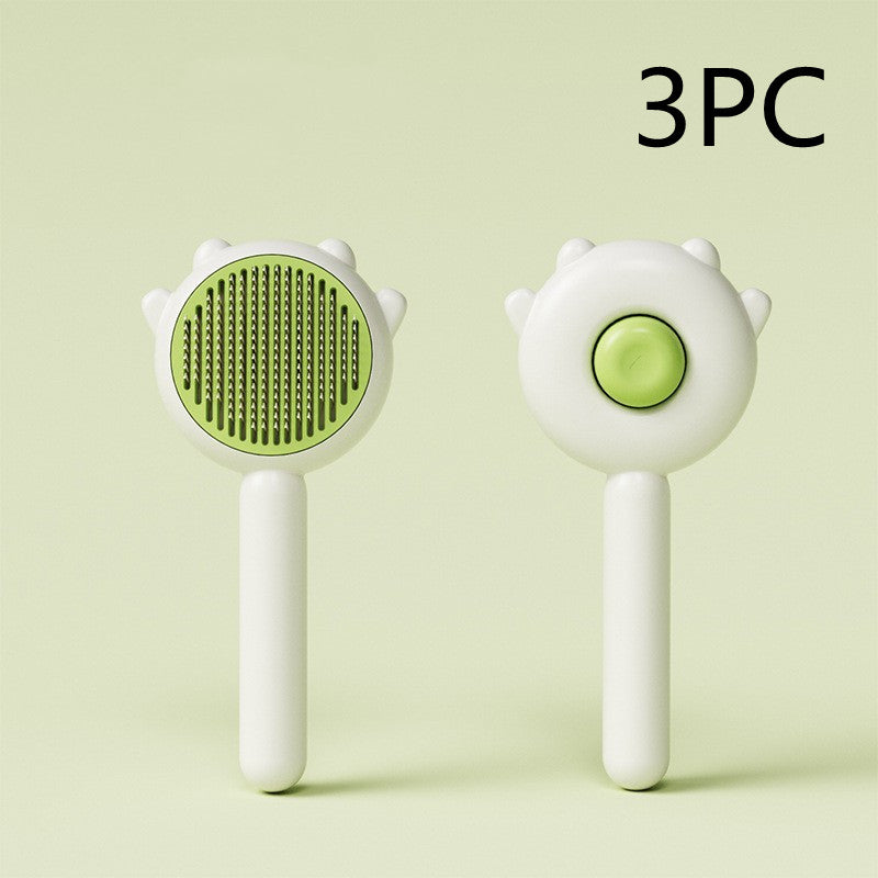 Pet Set Go™ Comfort-Glide Massage & Deshedding Comb