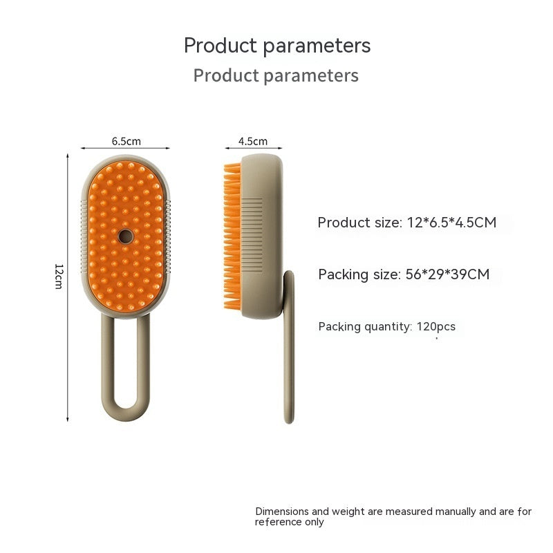 Pet Set Go™ 3-in-1 Steamy Grooming Brush