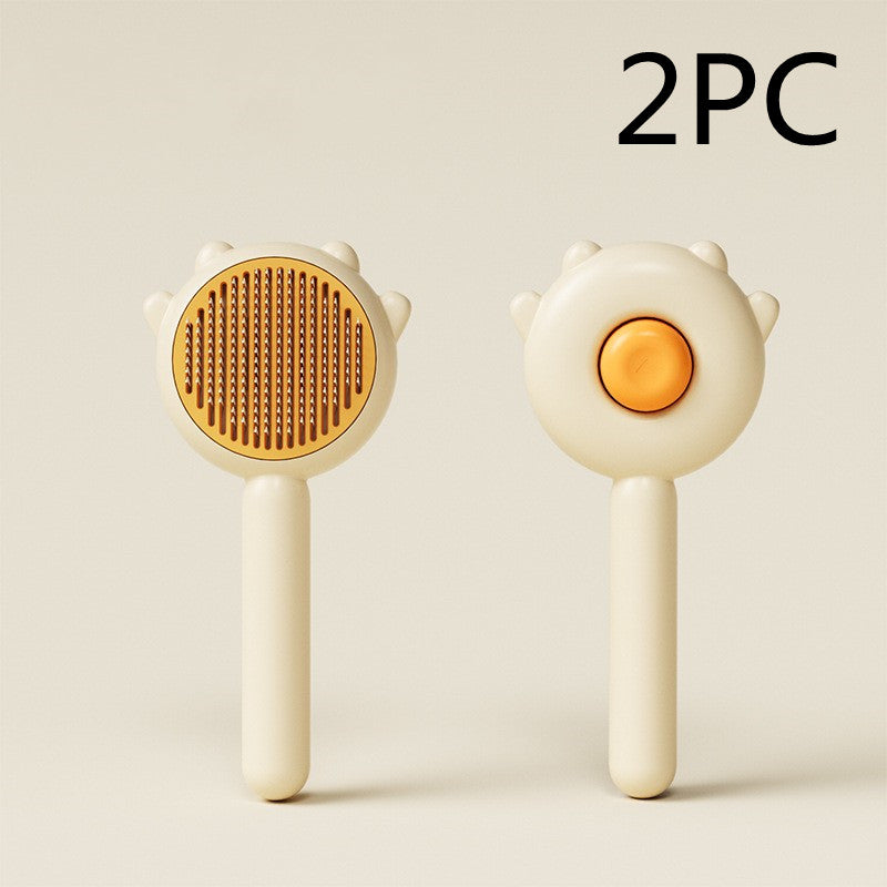 Pet Set Go™ Comfort-Glide Massage & Deshedding Comb