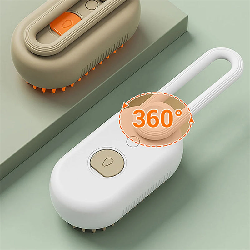 Pet Set Go™ 3-in-1 Steamy Grooming Brush