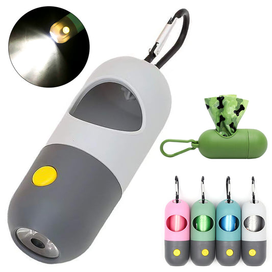 Pet Set Go™ LED Light Waste Bag Dispenser for Dogs & Cats
